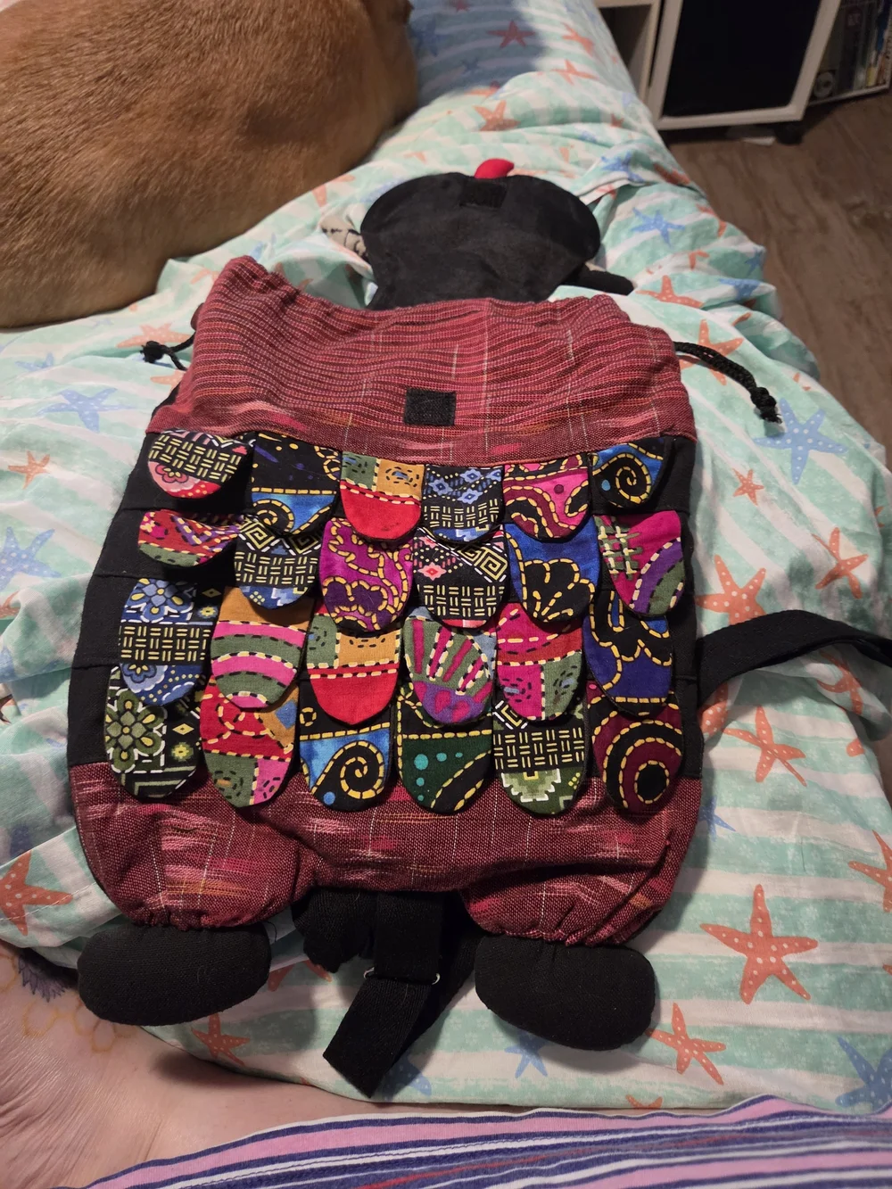 Kids Colorful Owl Patchwork Bottoms - Multicolor